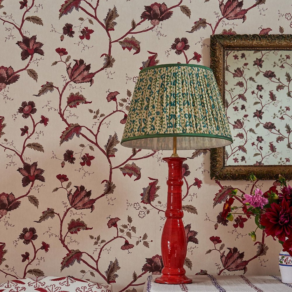 Bengal Wallpaper - Garnet - Penny Morrison - BENGAL-GARNET - Premier Wallcovering