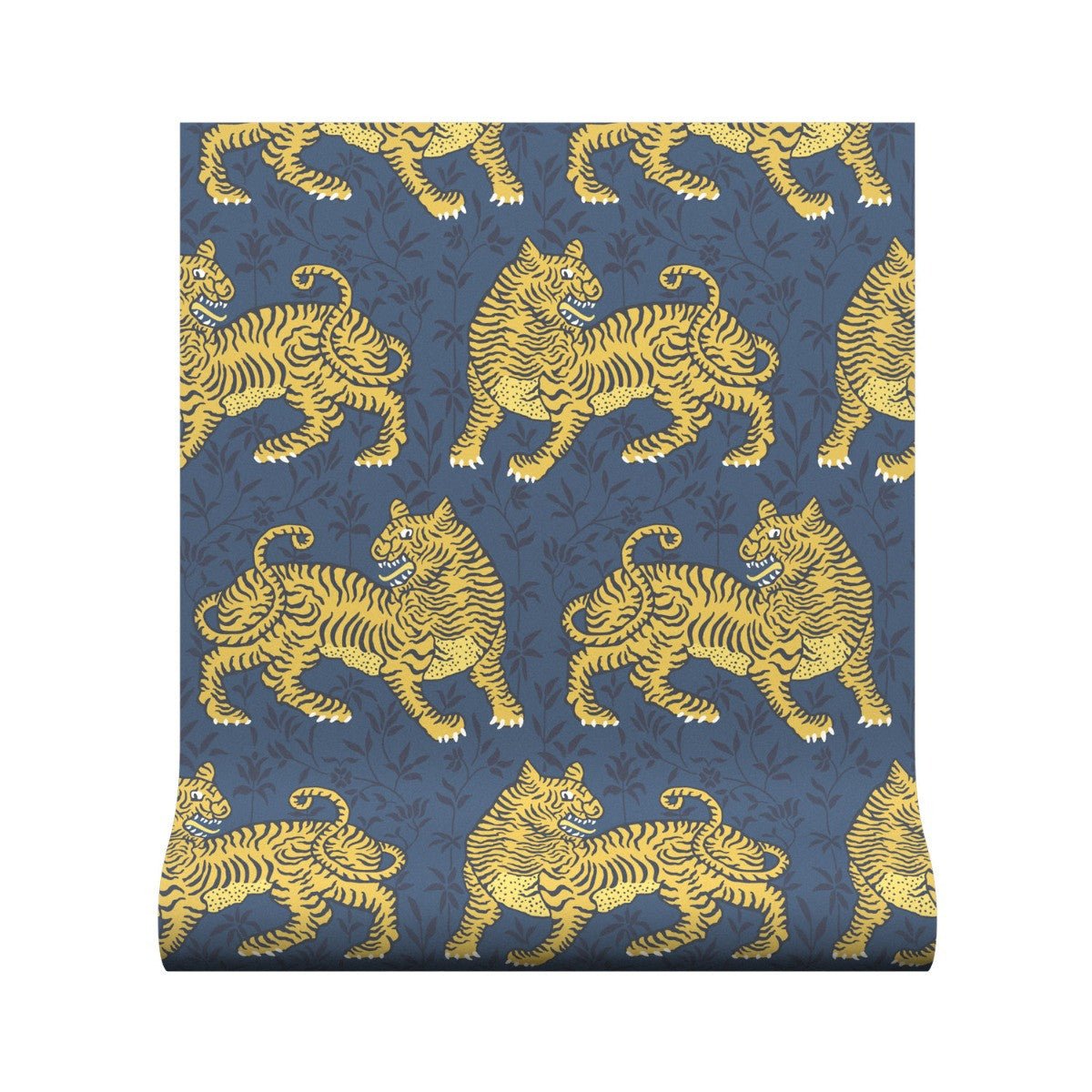 Bengal Wallpaper - Navy - Warner House - Premier Wallcovering