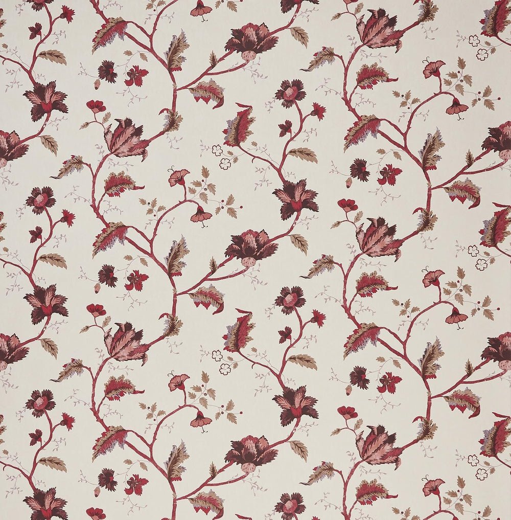 Bengal Wallpaper - Garnet - Penny Morrison - BENGAL-GARNET - Premier Wallcovering