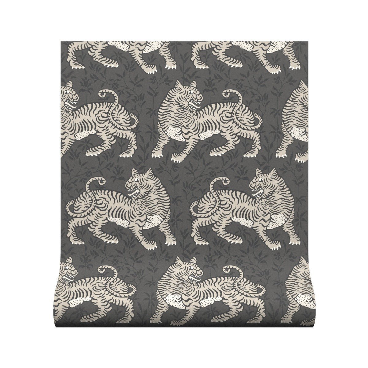 Bengal Wallpaper - Ebony - Warner House - Premier Wallcovering