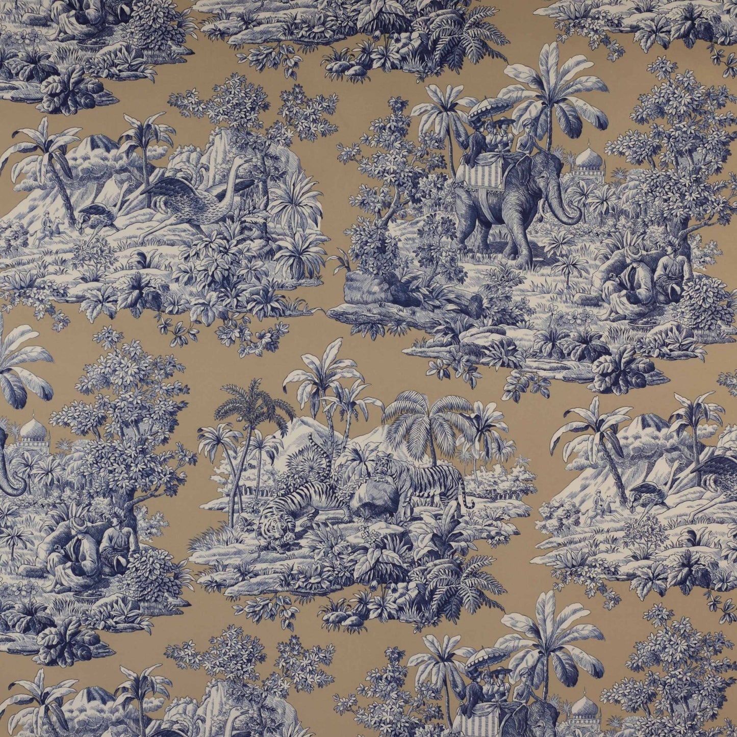 Bengale Fabric - Saphir - Manuel Canovas - 01468/03 - Premier Wallcovering