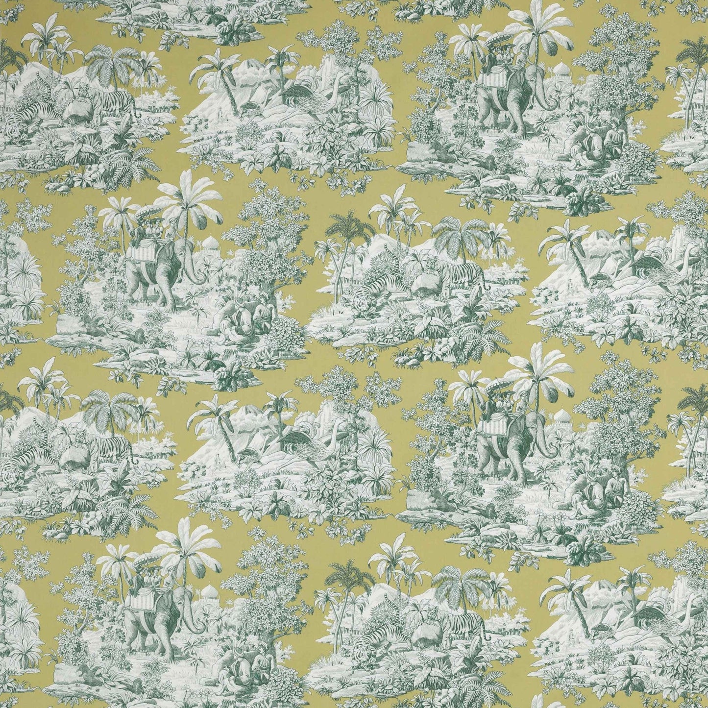 Bengale Fabric - Emeraude - Manuel Canovas - M4081-03 - Premier Wallcovering