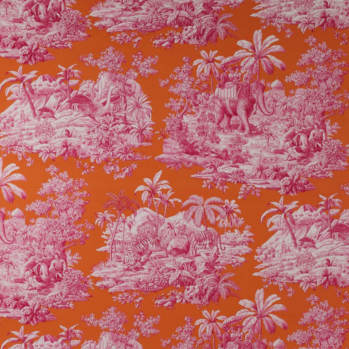 Bengale Fabric - Paprika - Manuel Canovas - 01468/01 - Premier Wallcovering