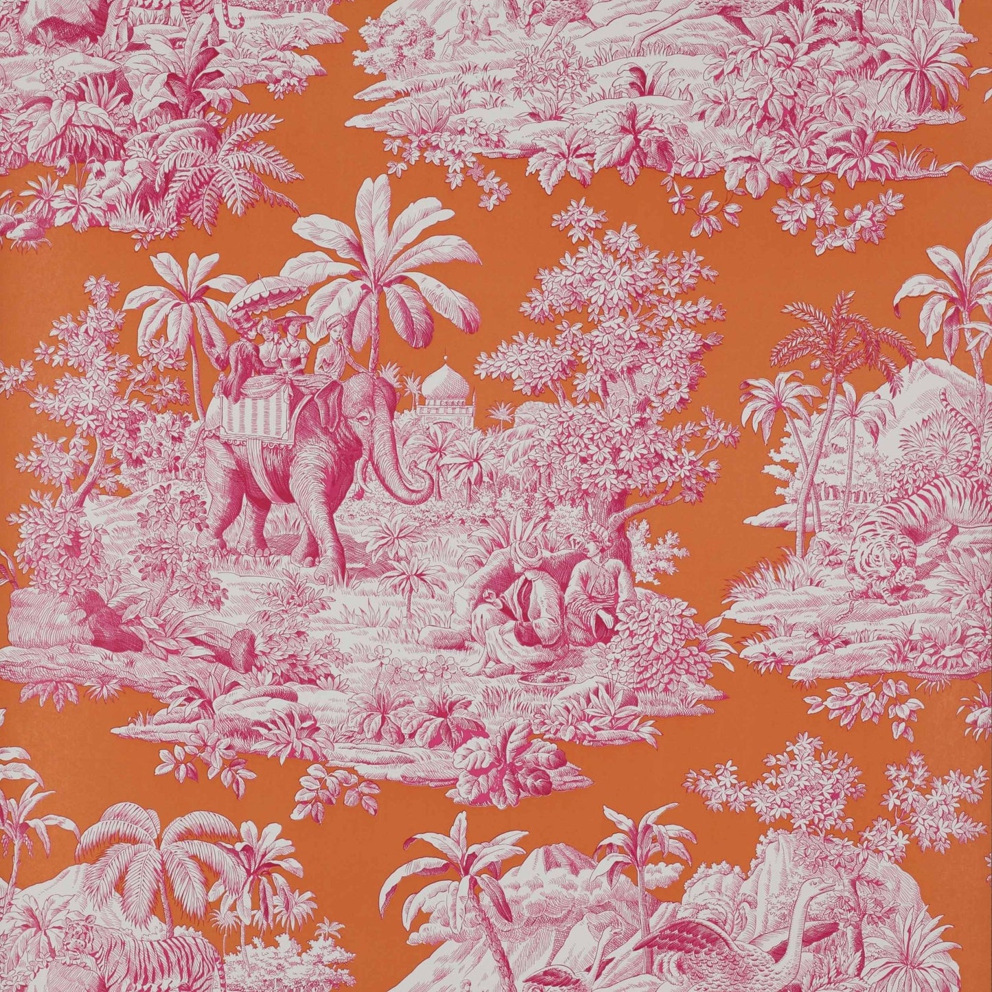 Bengale Wallpaper - Paprika - Manuel Canovas - 03012/01 - Premier Wallcovering