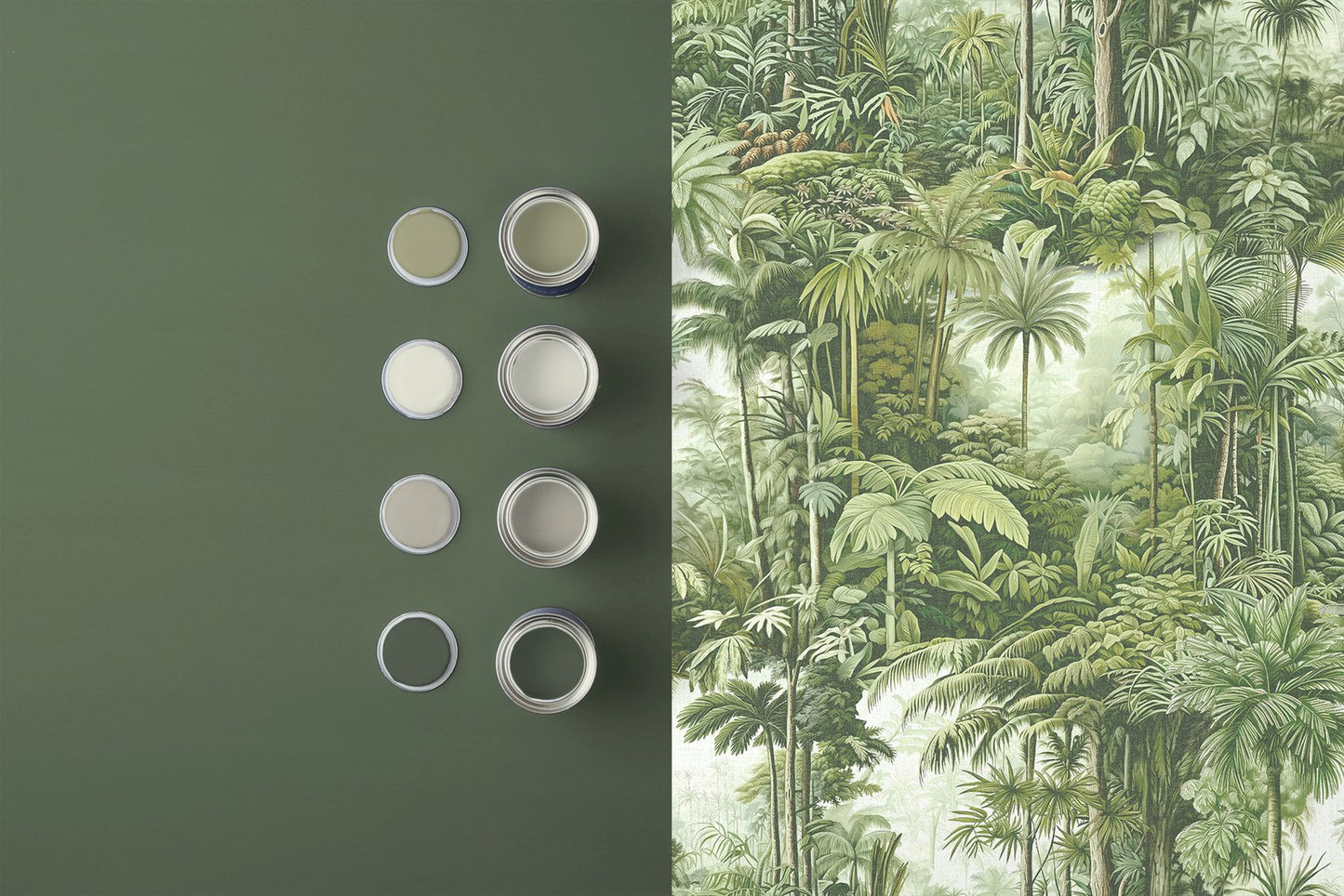 Benmore Ridge Wallpaper - Sage Fog - Graham & Brown - 127914 - Premier Wallcovering