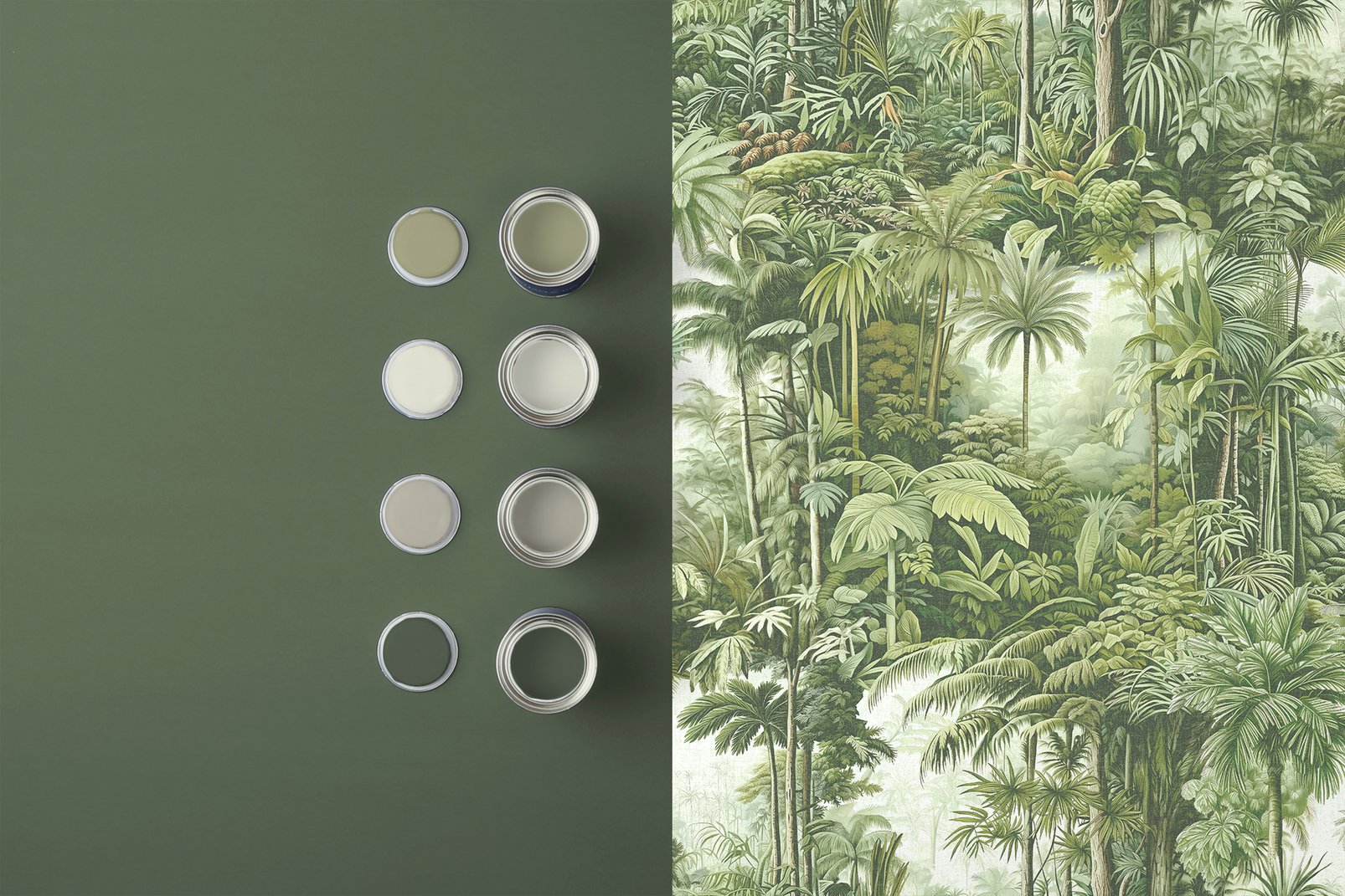 Benmore Ridge Wallpaper - Sage Fog - Graham & Brown - 127914 - Premier Wallcovering