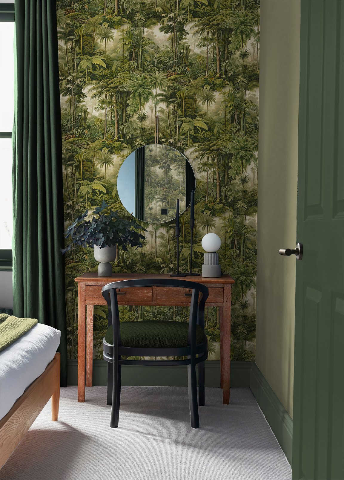 Benmore Ridge Wallpaper - Lush Green - Graham & Brown - 127913 - Premier Wallcovering