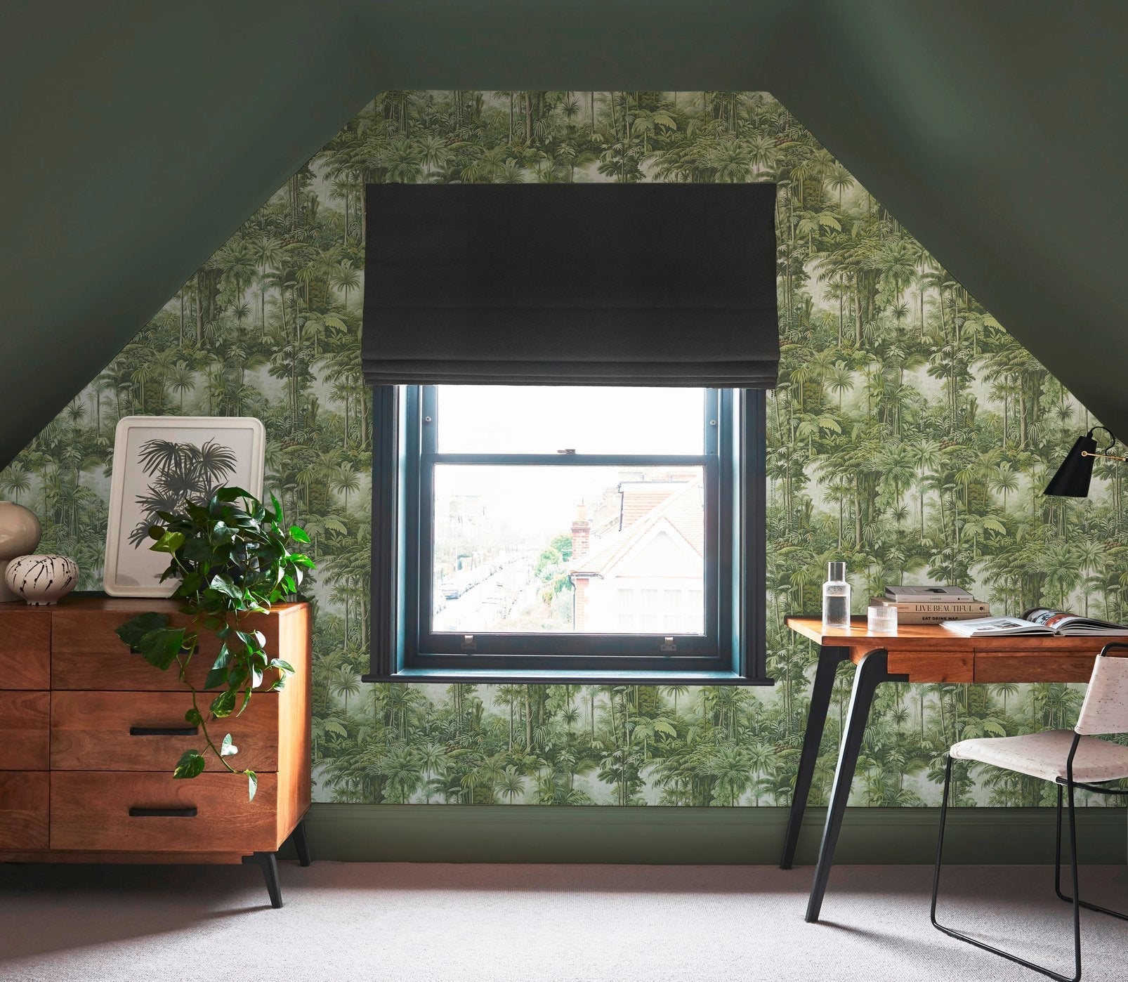 Benmore Ridge Wallpaper - Sage Fog - Graham & Brown - 127914 - Premier Wallcovering