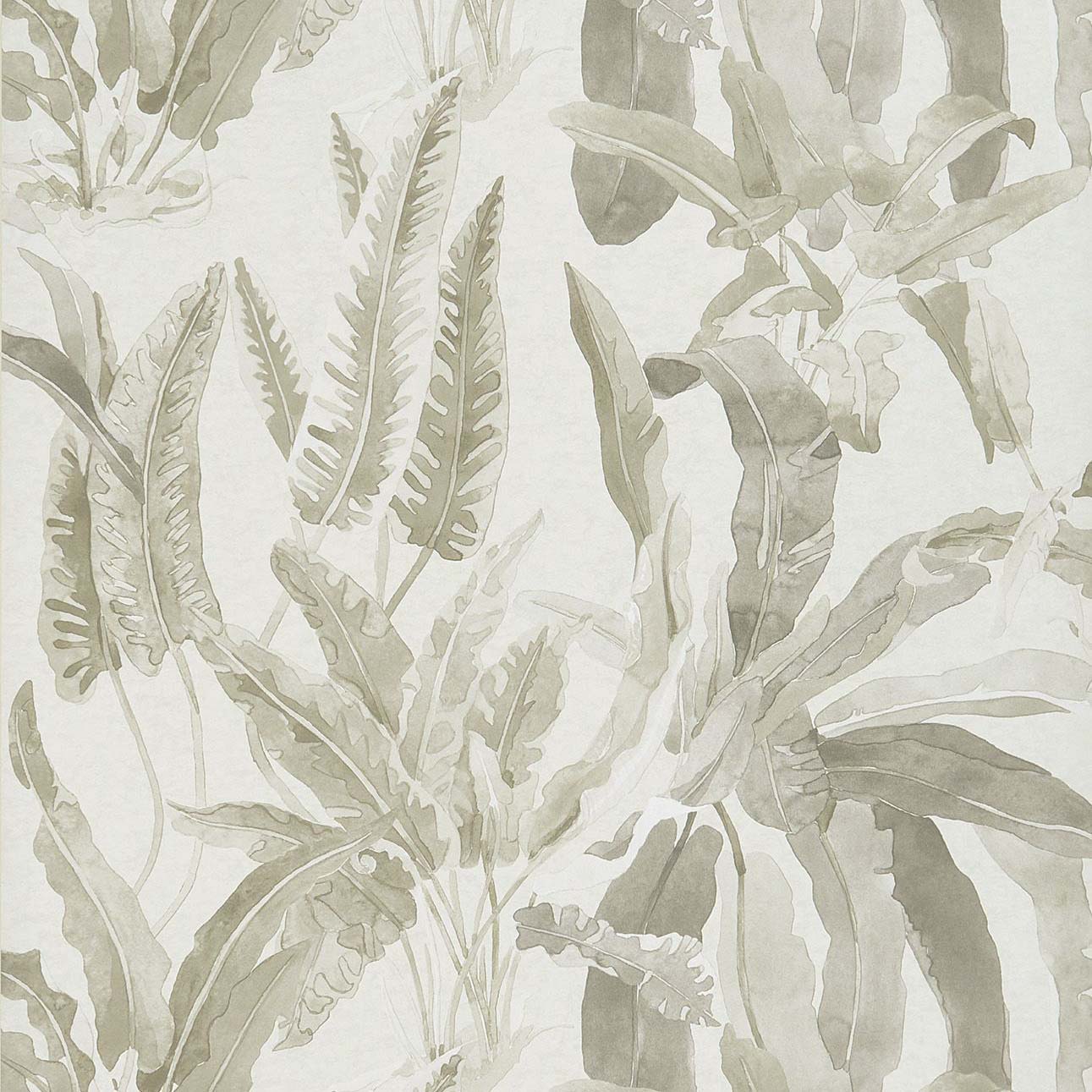 Benmore Wallpaper - Grey/ Ivory - Nina Campbell - NCW4393-05 - Premier Wallcovering