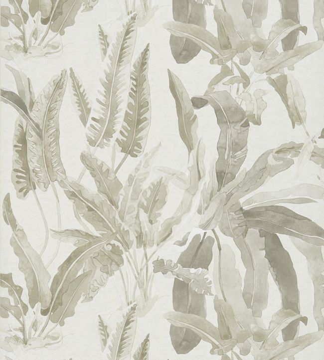 Benmore Wallpaper - Grey/ Ivory - Nina Campbell - NCW4393 - 05 - Premier Wallcovering