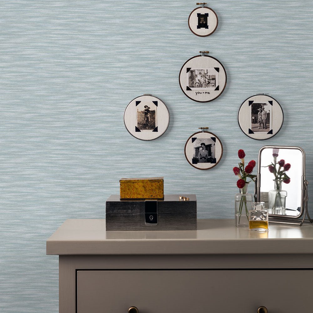 Benson Wallpaper - Light Blue - A Street Prints - FD26153 - Premier Wallcovering