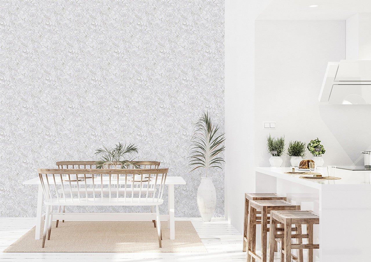 Bento Azulejo Wallpaper - Fossil Grey - Hohenberger - 26867 - Premier Wallcovering