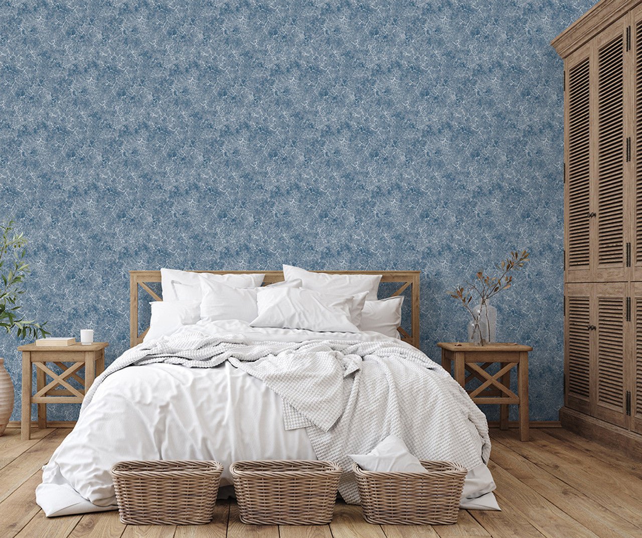 Bento Azulejo Wallpaper - Delft Blue - Hohenberger - 26866 - Premier Wallcovering