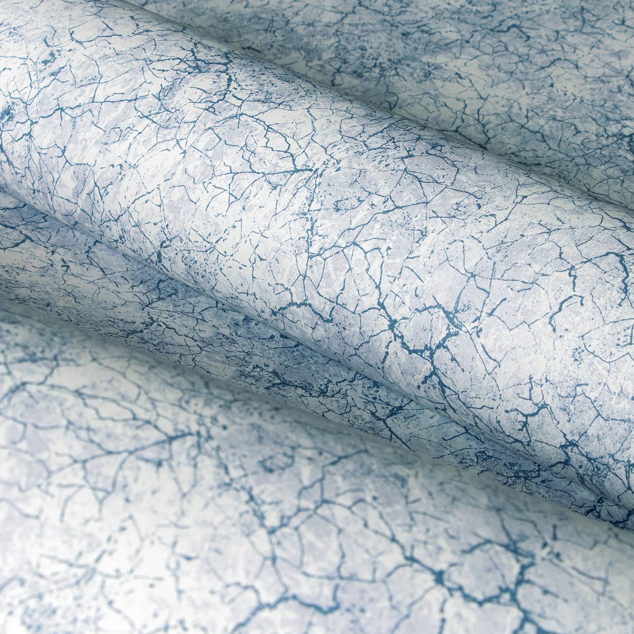 Bento Azulejo Wallpaper - Chalky Blue - Hohenberger - 26870 - Premier Wallcovering