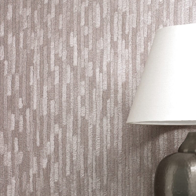 Bergamo Texture Glitter Wallpaper - Rose Gold - Crown - M1397 - Premier Wallcovering