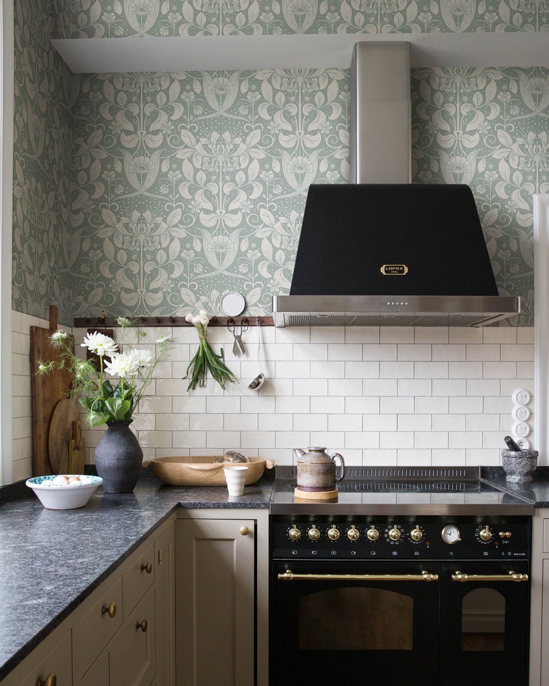 Berit Wallpaper - Blue - Midbec - 83129 - Premier Wallcovering