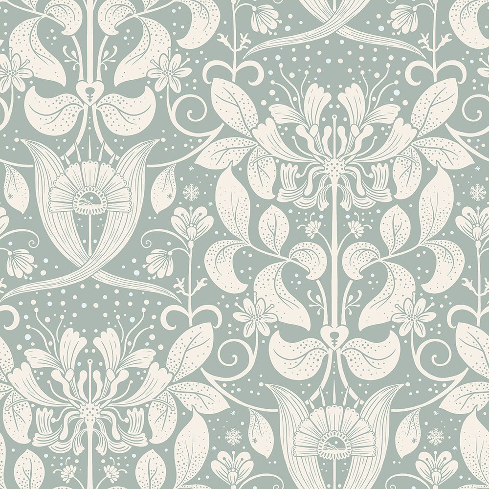 Berit Wallpaper - Blue - Midbec - 83129 - Premier Wallcovering