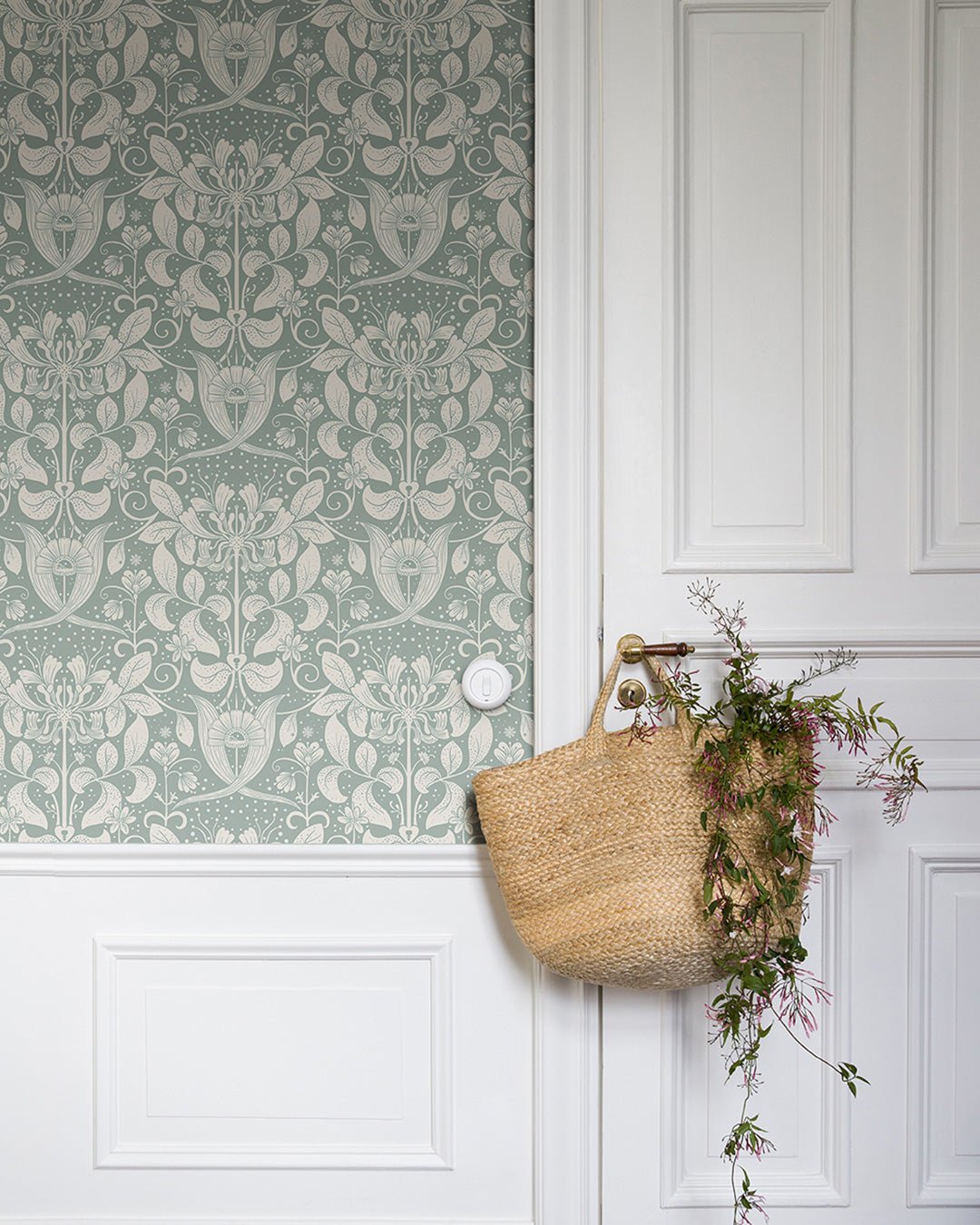 Berit Wallpaper - Blue - Midbec - 83129 - Premier Wallcovering