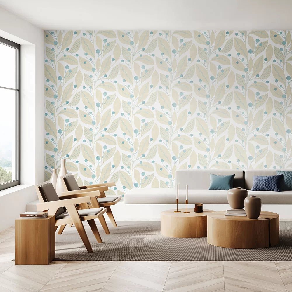 Berry Dot Wallpaper - Surf - Ohpopsi - LBK50158W - Premier Wallcovering