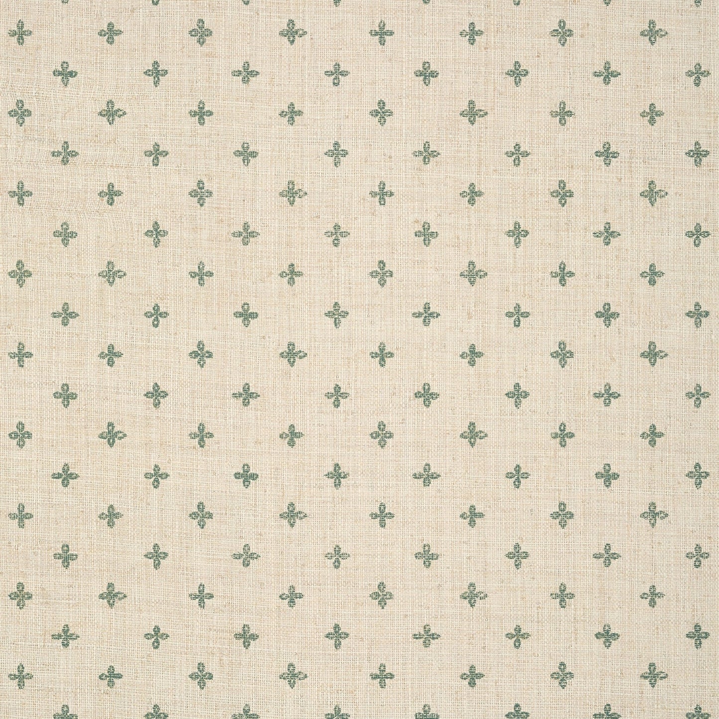 Bethany Wallpaper - Green on Off White - Thibaut - T36452 - Premier Wallcovering
