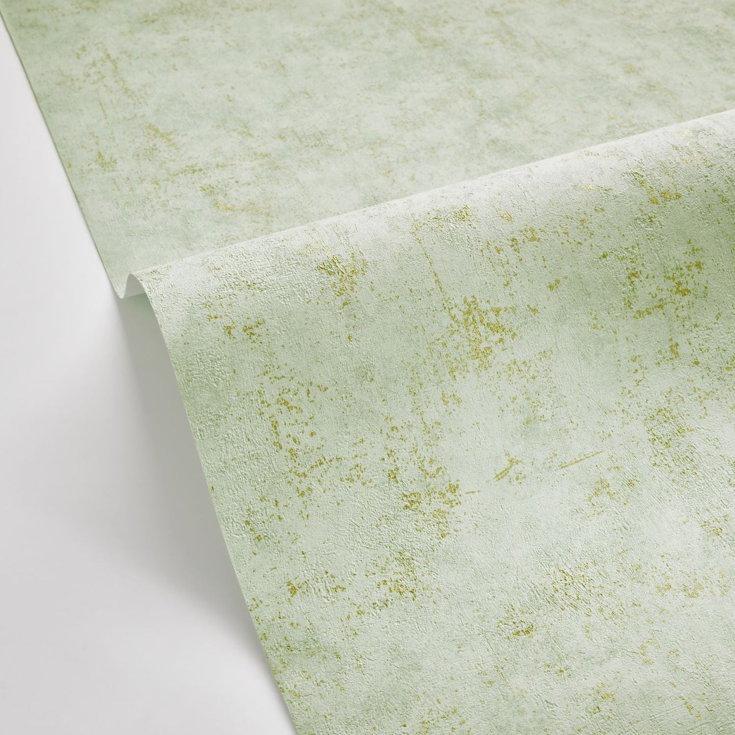 Beton Uni Wallpaper - Vert - Caselio - 101497310 - Premier Wallcovering