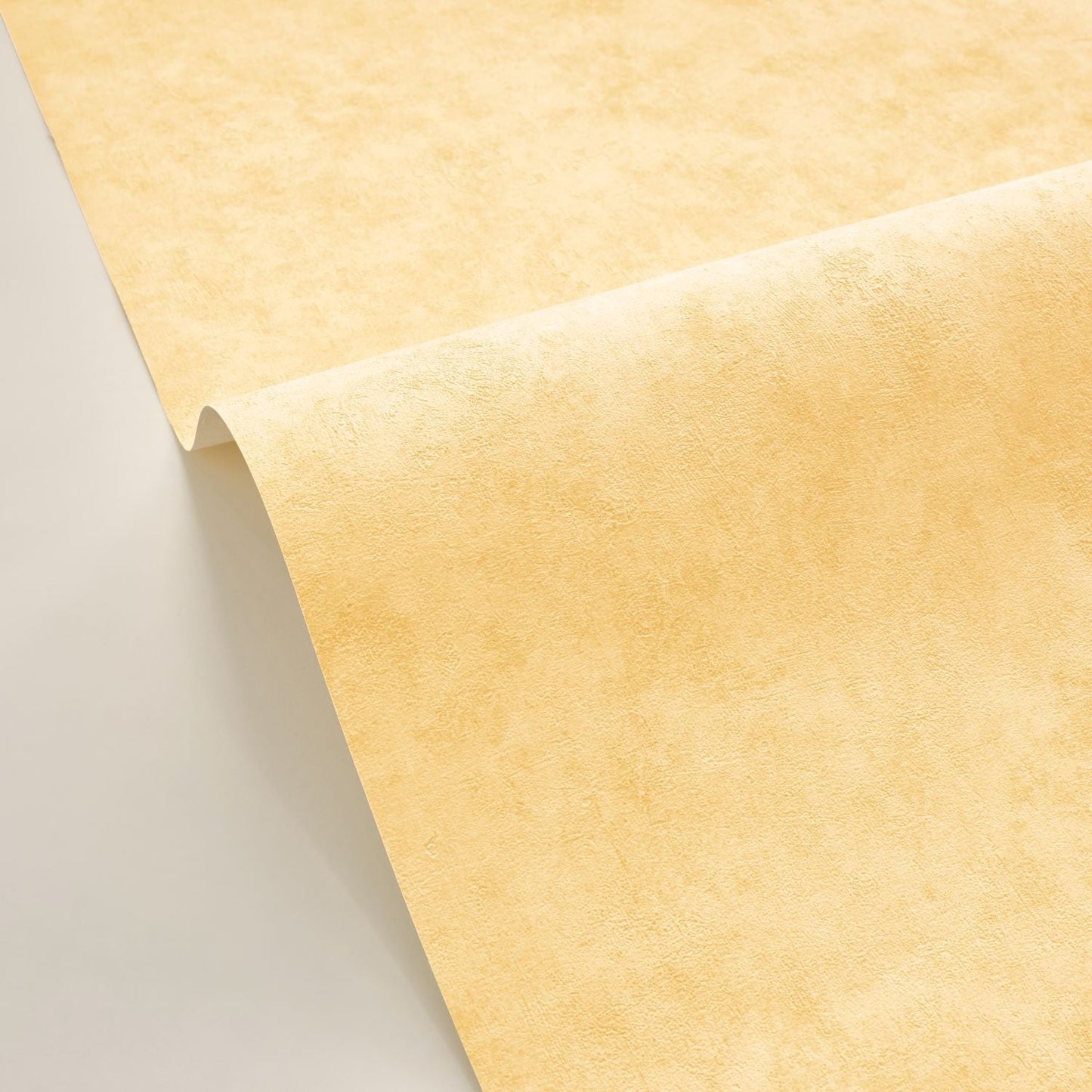 Beton Uni Wallpaper - Jaune Aurore - Caselio - 101482200 - Premier Wallcovering
