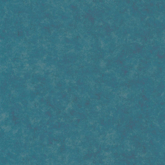 Beton Uni Wallpaper - Bleu Canard - Caselio - 101486254 - Premier Wallcovering