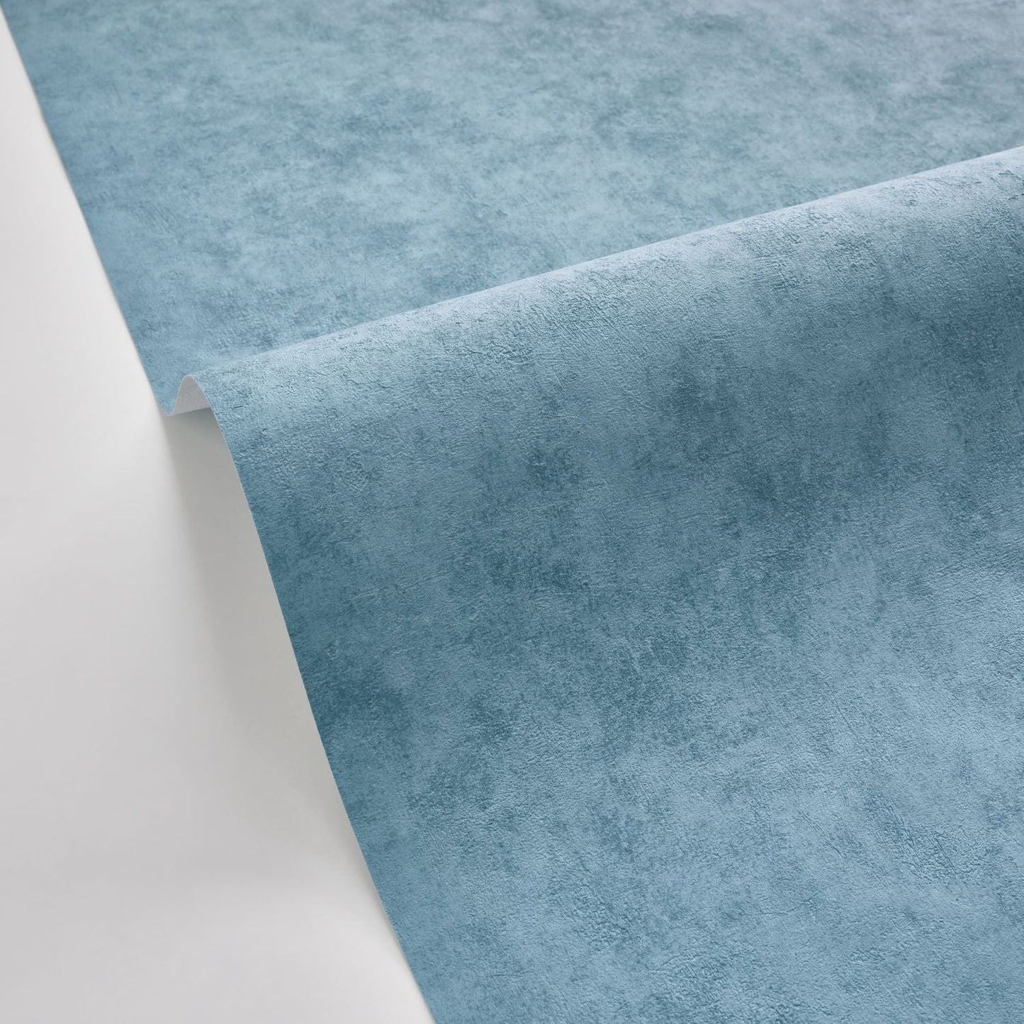 Beton Uni Wallpaper - Bleu Maree - Caselio - 101486280 - Premier Wallcovering