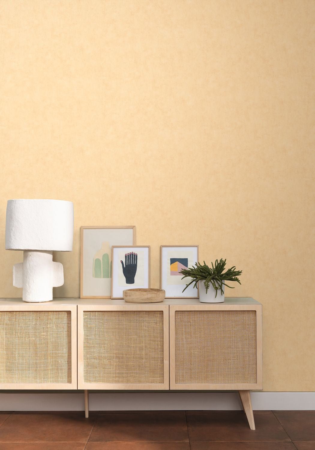 Beton Uni Wallpaper - Peau De Peche - Caselio - 101483100 - Premier Wallcovering