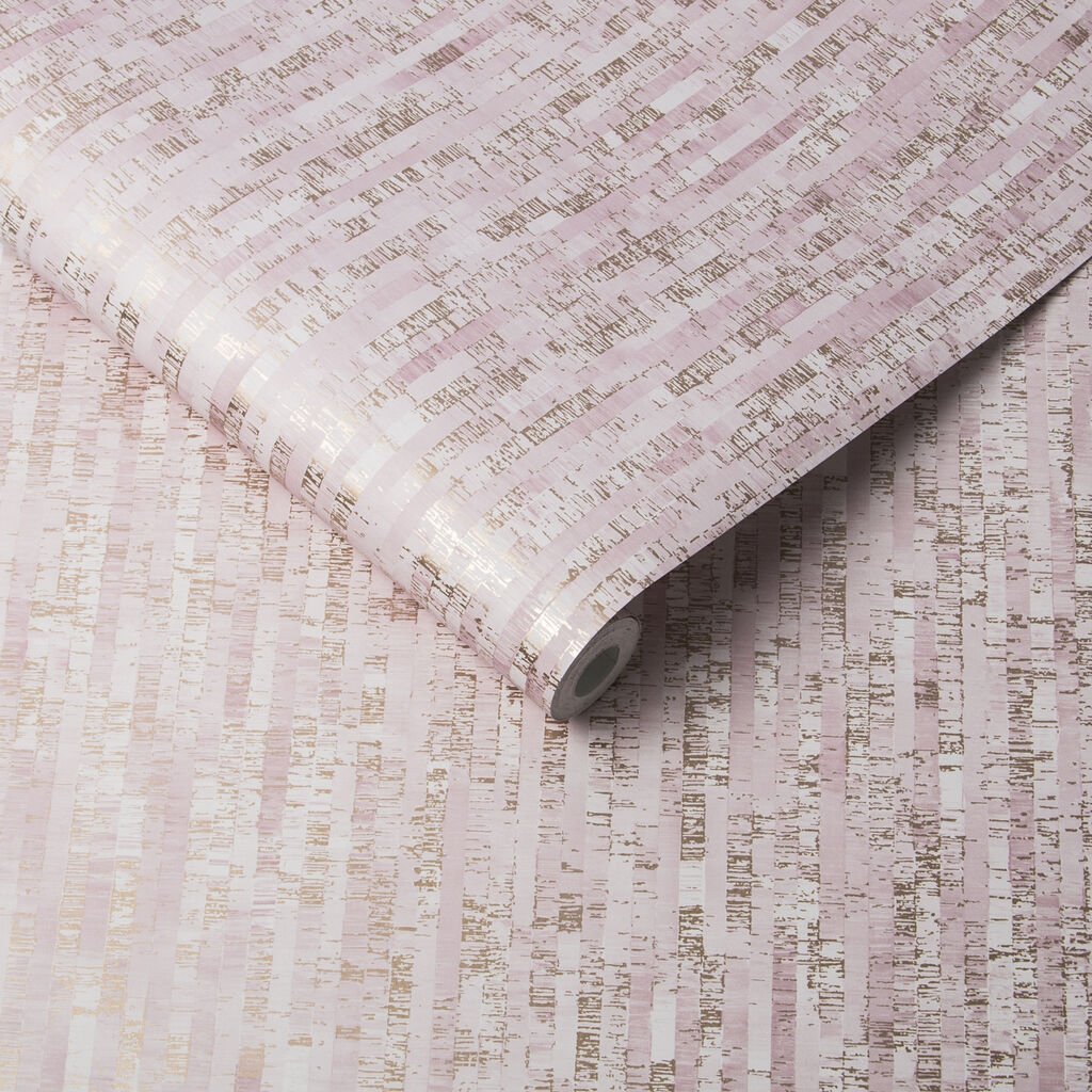 Betula Wallpaper - Blush Rose Gold - Graham & Brown - 105107 - Premier Wallcovering