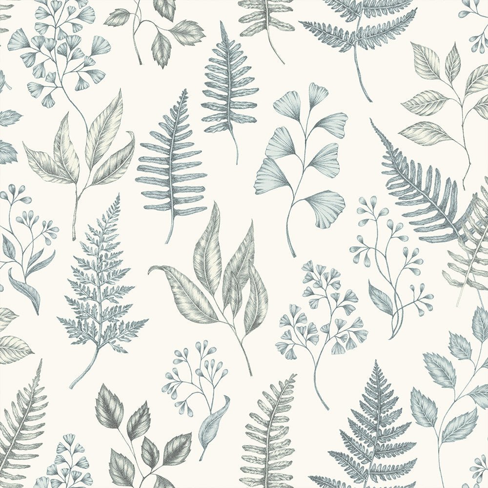 Betula Wallpaper - Turquoise - Midbec - 15929 - Premier Wallcovering