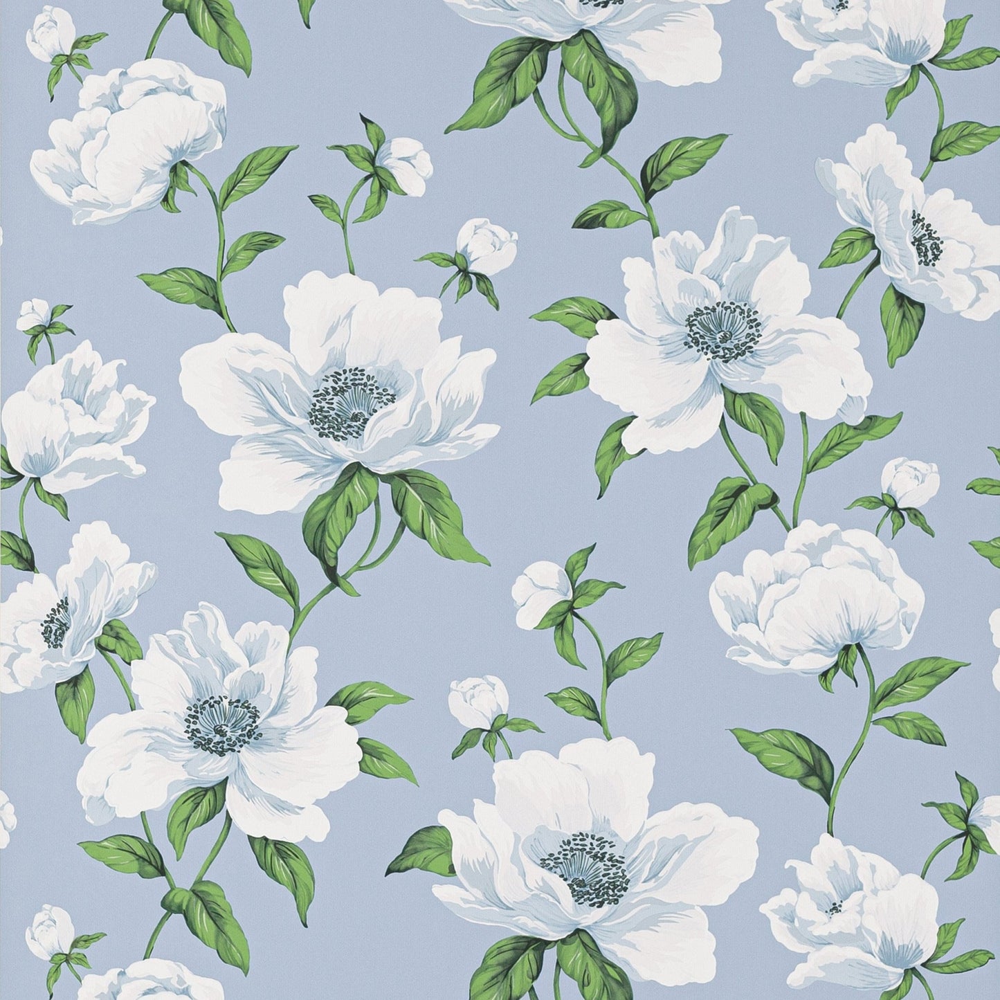 Bianca Wallpaper - Celeste - Manuel Canovas - 03118-02 - Premier Wallcovering