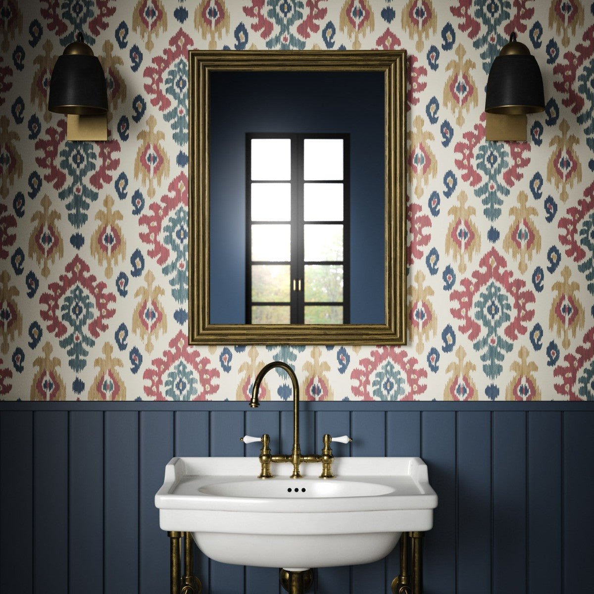 Bibi Wallpaper - Multi - Warner House - Premier Wallcovering