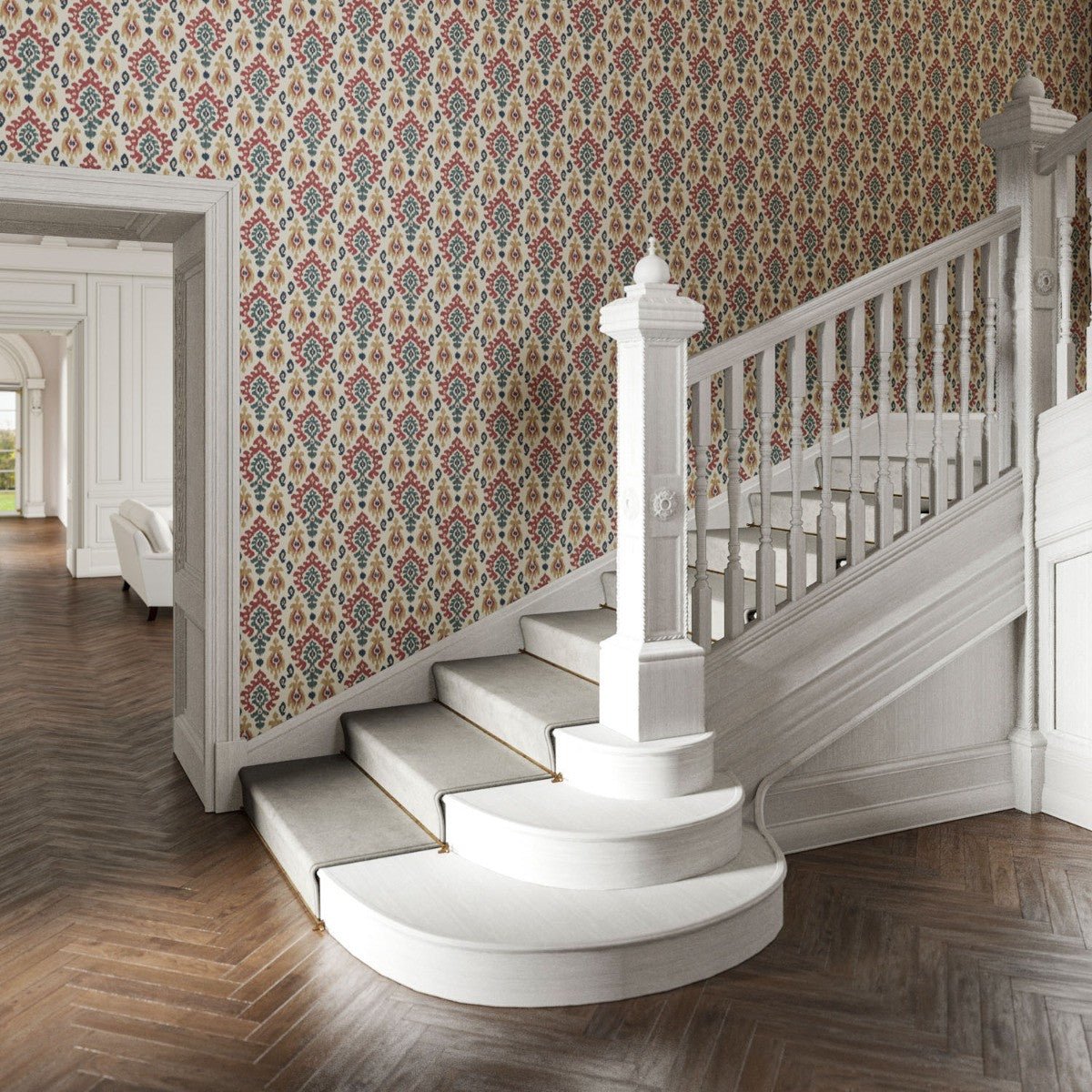 Bibi Wallpaper - Multi - Warner House - Premier Wallcovering