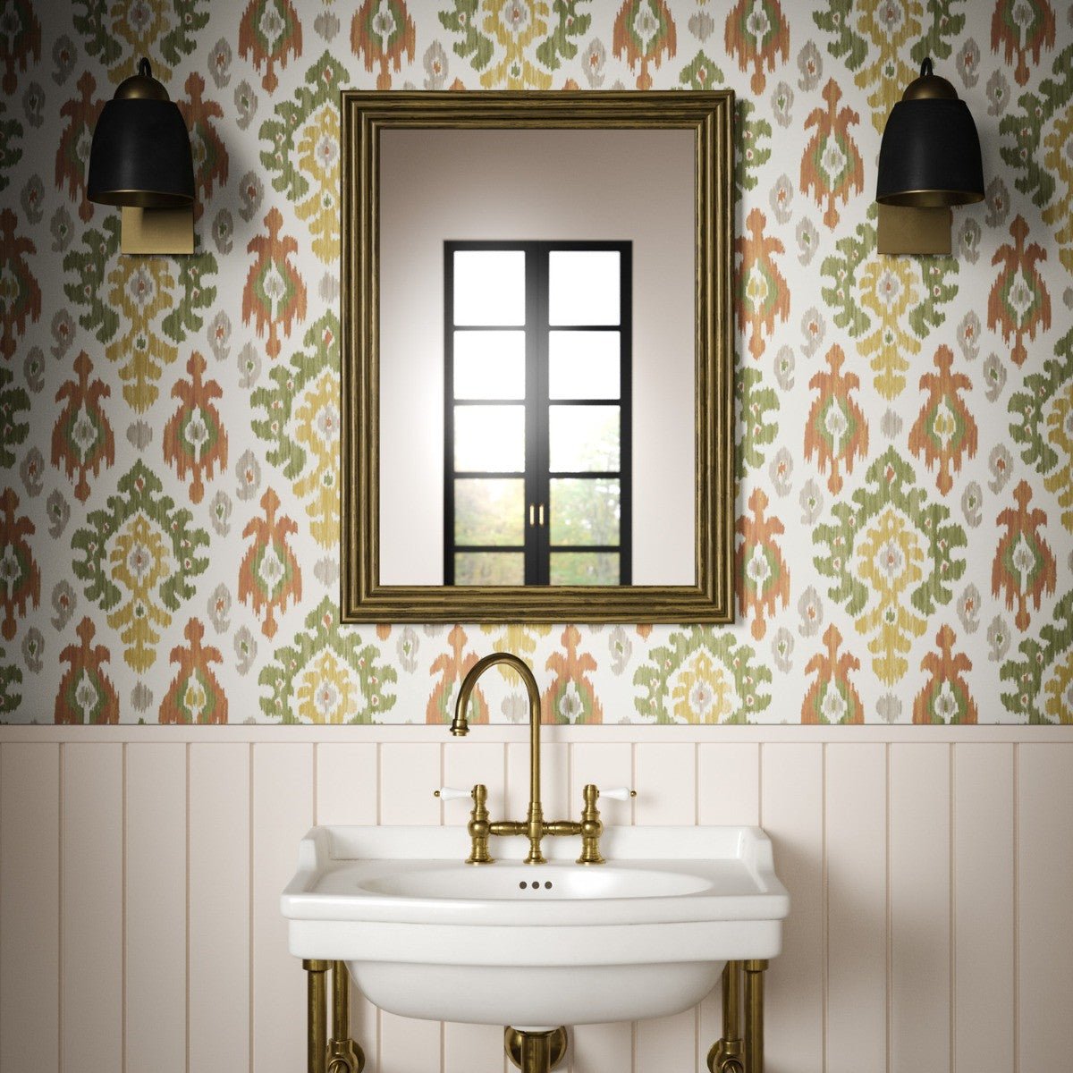 Bibi Wallpaper - Spice - Warner House - Premier Wallcovering