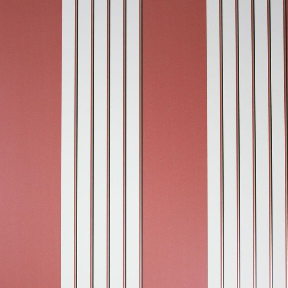 Bicton Wallpaper - Red - Nina Campbell - NCW4061-07 - Premier Wallcovering