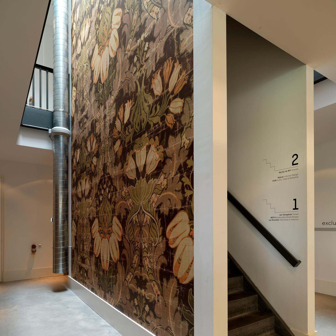 Big Pattern Luther Wall Mural - Brown - NLXL - MRV - 02 - Premier Wallcovering