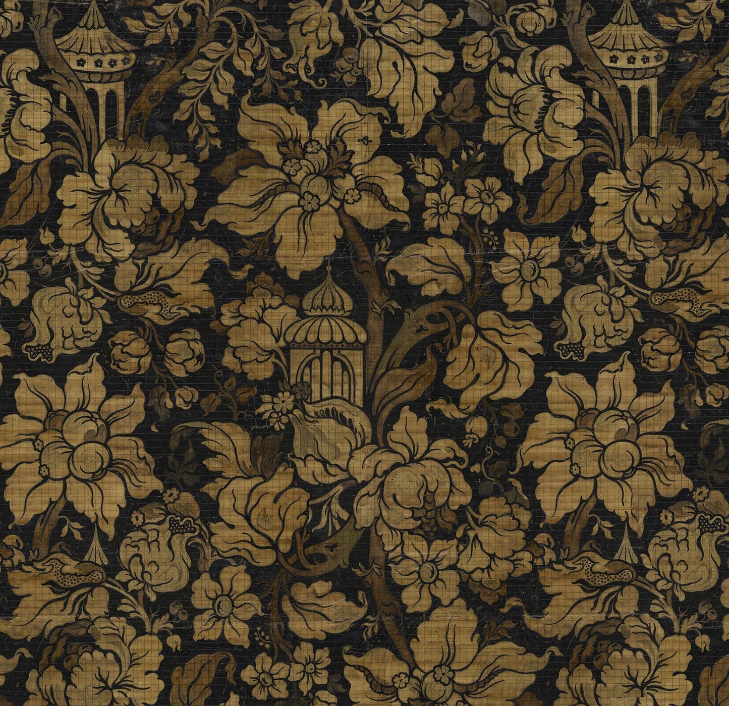 Big Pattern Paradis Wall Mural - Noir - NLXL - MRV - 41 - Premier Wallcovering