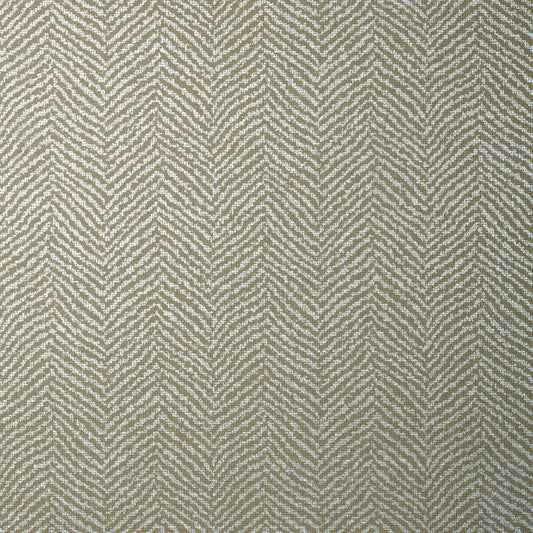 Big Sur Wallpaper - Silver on Taupe - Thibaut - T72859 - Premier Wallcovering