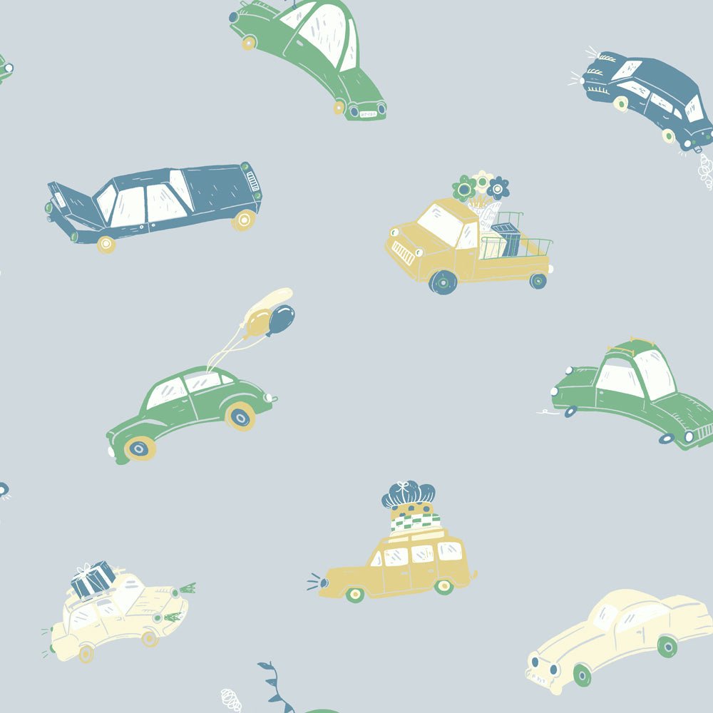 Bilarna Wallpaper - Light Blue - Midbec - 29013 - Premier Wallcovering