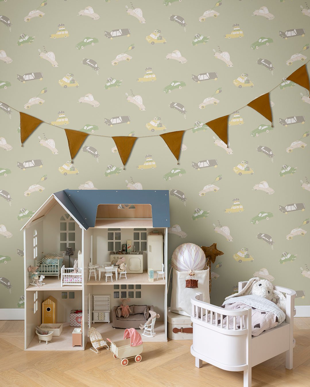 Bilarna Wallpaper - Green - Midbec - 29012 - Premier Wallcovering