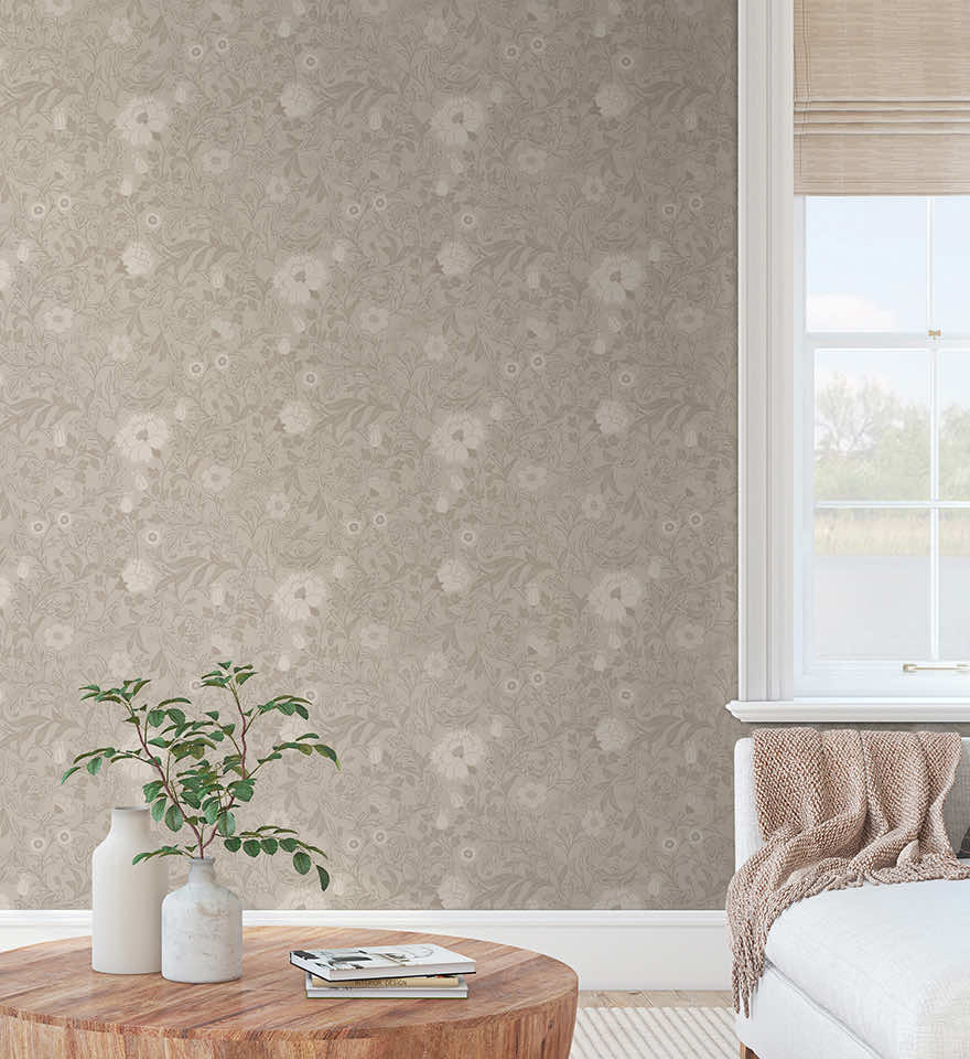 Bilbury Wallpaper - Beige - Holden Décor - 36302 - Premier Wallcovering