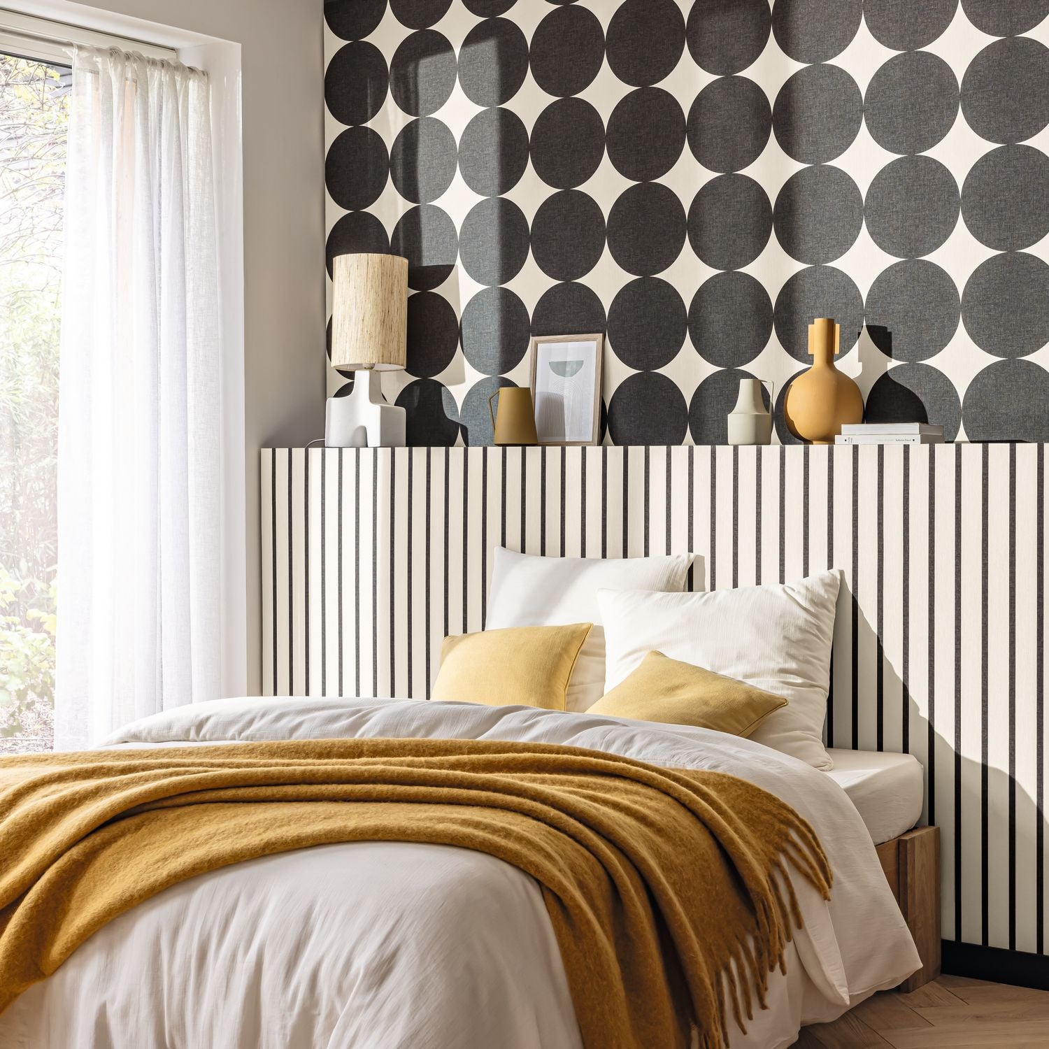 Billy Wallpaper - Noir - Caselio - 106489017 - Premier Wallcovering