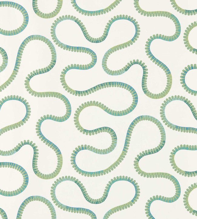 Bimble Wallpaper - Evergreen - Scion - NSCW113248 - Premier Wallcovering