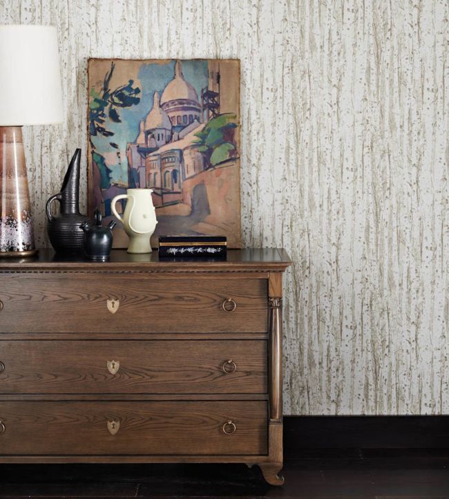 Birch Wallpaper - Ivory/Parchment - Osborne & Little - W6583-01 - Premier Wallcovering