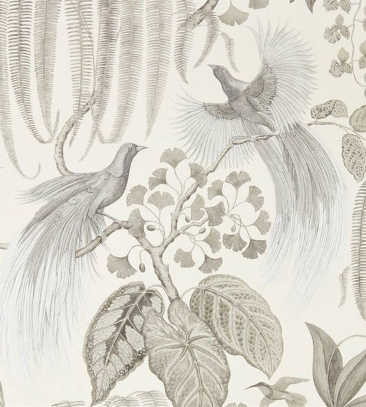 Bird Of Paradise Wallpaper - Linen - DGLW216652 - Sanderson - Premier Wallcovering