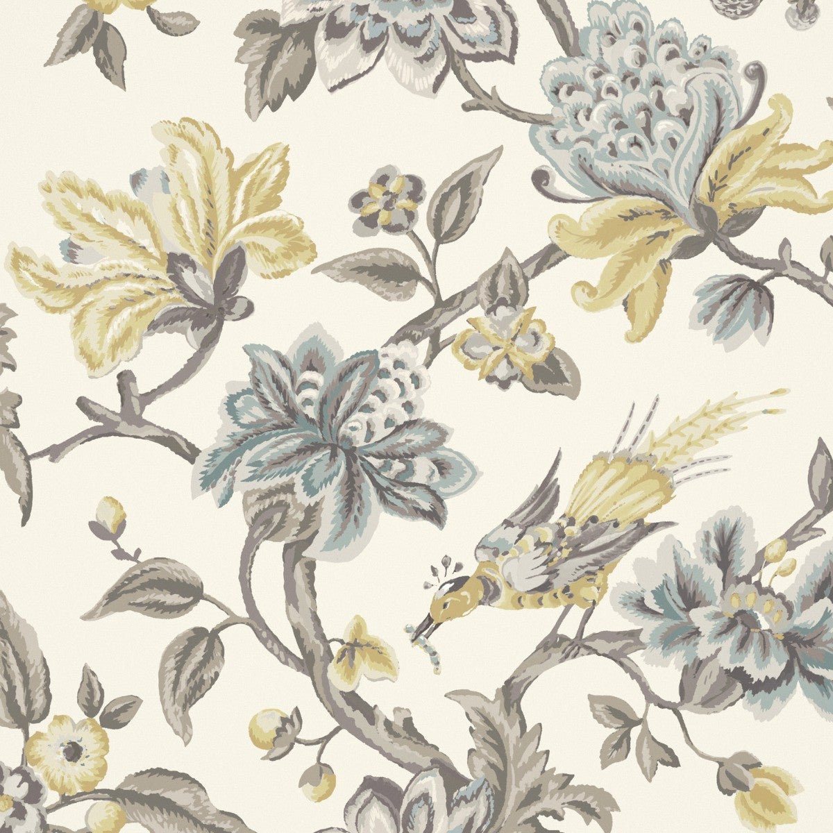 Bird Of Paradise Wallpaper - Ochre - Warner House - Premier Wallcovering