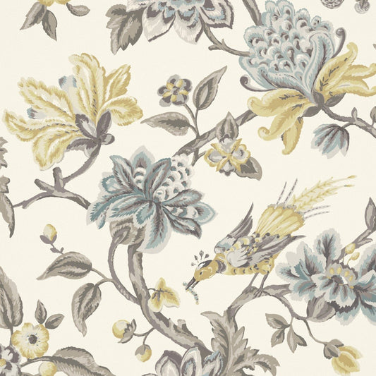 Bird Of Paradise Wallpaper - Ochre - Warner House - Premier Wallcovering