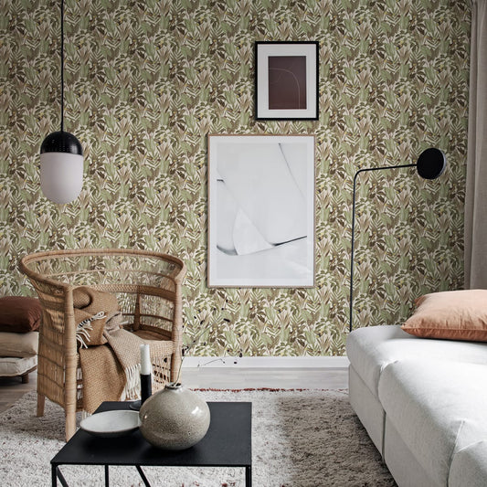 Birds of Paradise Wallpaper - Bright Dawn - Rebel Walls - R18565 - Premier Wallcovering