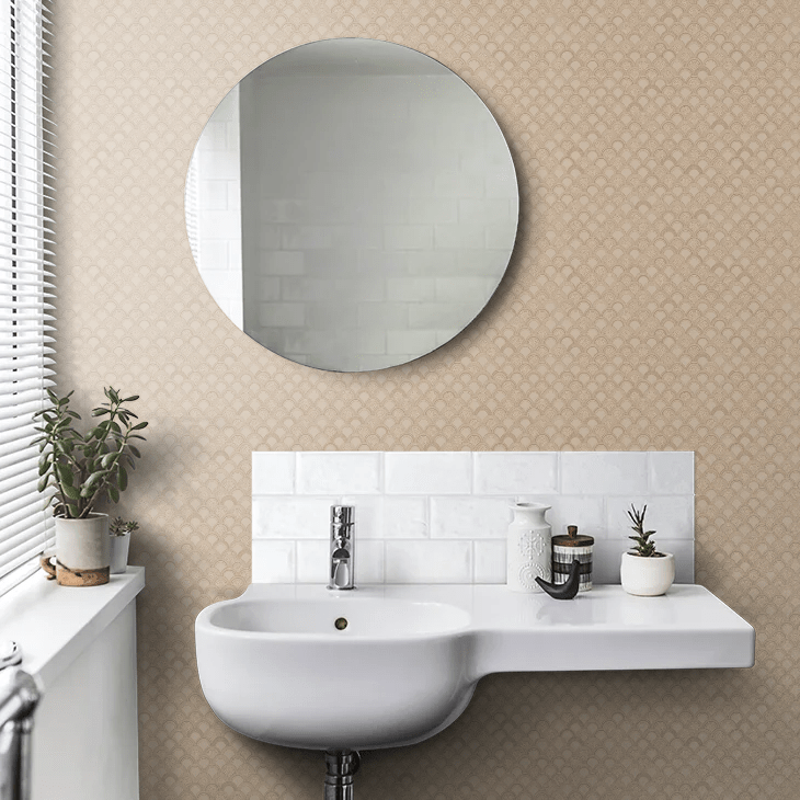 Birgit Wallpaper - Beige - Boråstapeter - 5520 - Premier Wallcovering